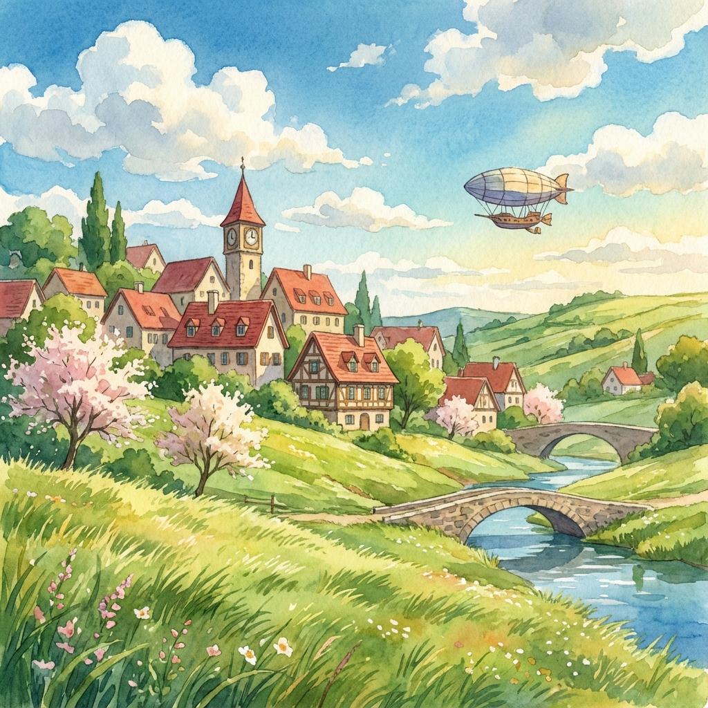 Anime Ghibli Style template