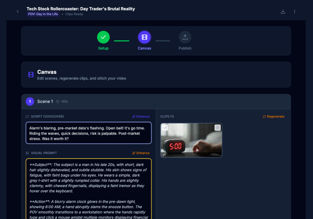 AutoVids Canvas - Your creative command center
